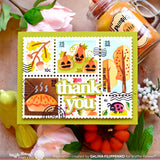Waffle Flower Postage Collage for Fall Stamp Set