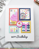 WAFFLE FLOWER X GALINA FILIPPENKO Cupcake Topper Additions Stamp Set