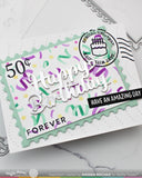 Waffle Flower Confetti Background Stencil