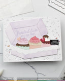 WAFFLE FLOWER X GALINA FILIPPENKO Cupcake Topper Additions Stamp Set