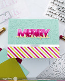 Waffle Flower - Overlapping Merry Die-n-stencil