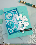 WAFFLE FLOWER X GALINA FILIPPENKO Cake Time Sepia Layers Stencil