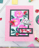 Waffle Flower x Galina Filippenko Nesting Postage Collage Peony Stencil