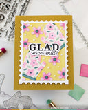 WAFFLE FLOWER Nesting Postage Layers Die
