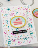 WAFFLE FLOWER X GALINA FILIPPENKO Postage Cake Slice Die-n-stencil