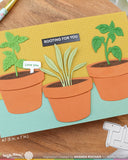 Waffle Flower Plant Marker Die