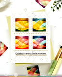 Waffle Flower x Galina Filippenko Square Postage - Wave Stencil