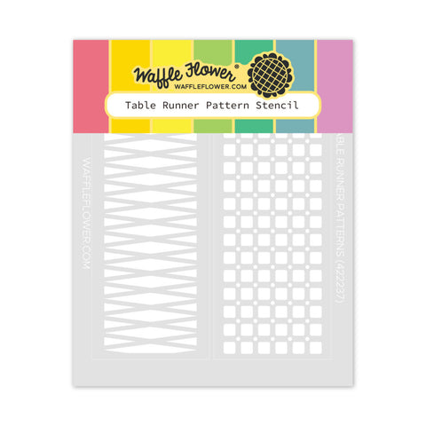 WAFFLE FLOWER X GALINA FILIPPENKO Table Runner Pattern Stencil