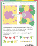 Waffle Flower Die, Balloon Frame