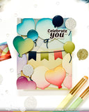 Waffle Flower Die, Balloon Frame