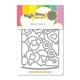 Waffle Flower Die, Balloon Frame