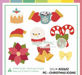 Waffle Flower Postage Collage Christmas Icons Die