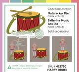 Waffle Flower Crafts - Craft Dies - Happy Drum