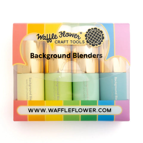 Waffle Flower Background Blender - Greens