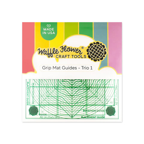 Waffle Flower - 6x6 Grip Mat Guides Trio 1