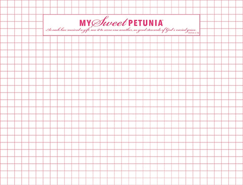 My Sweet Petunia Original Double Sided Grid Paper Pad.