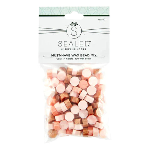 Spellbinders Must-Have Wax Bead Mix Coral
