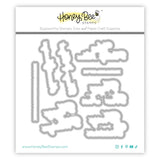 Honey Bee Warm Holiday Wishes - Honey Cuts - Coordinating Dies