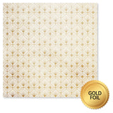 Paper Rose Wedding Joy Foil Gold 6x6 Paper