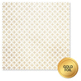 Paper Rose Wedding Joy Foil Gold 6x6 Paper