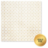 Paper Rose Wedding Joy Foil Gold 6x6 Paper