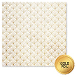 Paper Rose Wedding Joy Foil Gold 6x6 Paper