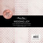 Paper Rose Wedding Joy Foil Rose Gold 6x6 Paper