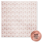 Paper Rose Wedding Joy Foil Rose Gold 6x6 Paper