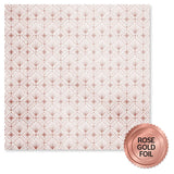 Paper Rose Wedding Joy Foil Rose Gold 6x6 Paper