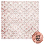 Paper Rose Wedding Joy Foil Rose Gold 6x6 Paper