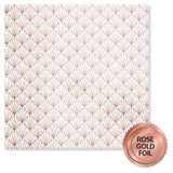 Paper Rose Wedding Joy Foil Rose Gold 6x6 Paper