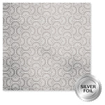 Paper Rose Wedding Joy Foil Silver 6x6 Paper