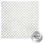 Paper Rose Wedding Joy Foil Silver 6x6 Paper