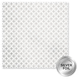 Paper Rose Wedding Joy Foil Silver 6x6 Paper