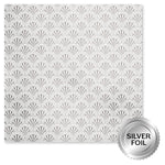 Paper Rose Wedding Joy Foil Silver 6x6 Paper