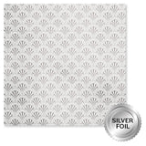 Paper Rose Wedding Joy Foil Silver 6x6 Paper
