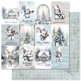 PAPER ROSE STUDIO -White Christmas 12x12 Paper Collection