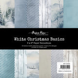 PAPER ROSE STUDIO -White Christmas Basics 6x6 Paper Collection