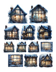 Simply Stated Forever Frost Window Scenes Ephemera