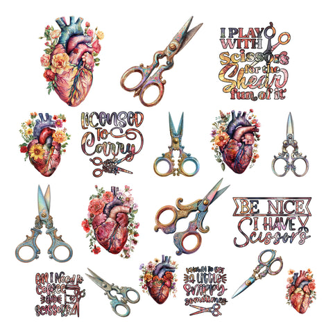 Simply Stated World Fussy Cutting Day Sheet