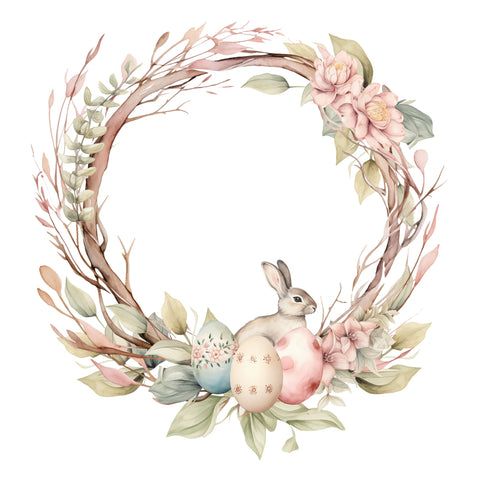 Simply Stated - All Ears For Easter Wreath Ephemera