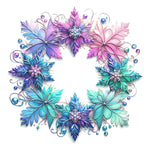 Simply Stated- Winter Kaleidoscope Wreath Ephemera