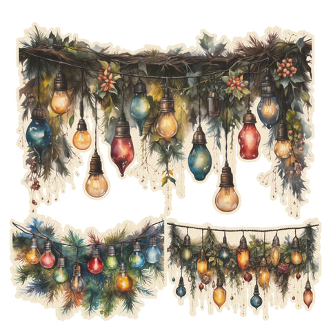 Simply Stated - Christmas Chalet Borders Ephemera