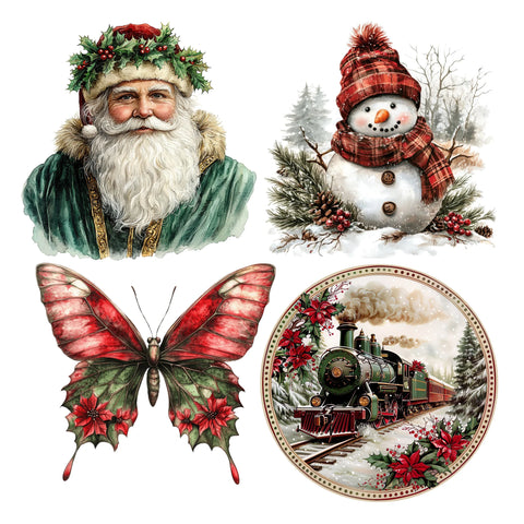 Simply Stated Victorian Christmas XL Ephemera