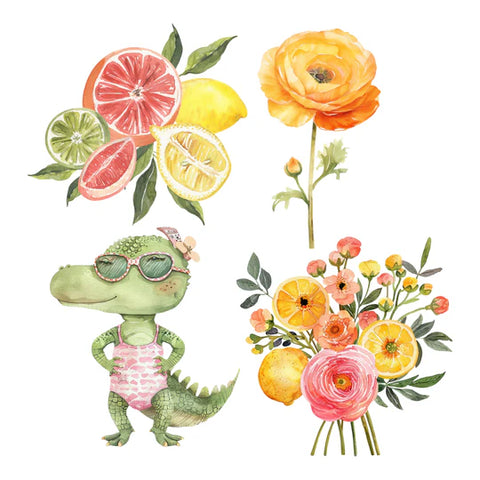 Simply Stated-Sweet Summer Florals XL Ephemera