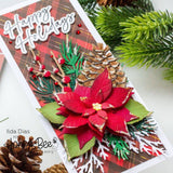 Honey Bee Lovely Layers: Poinsettia - Dies