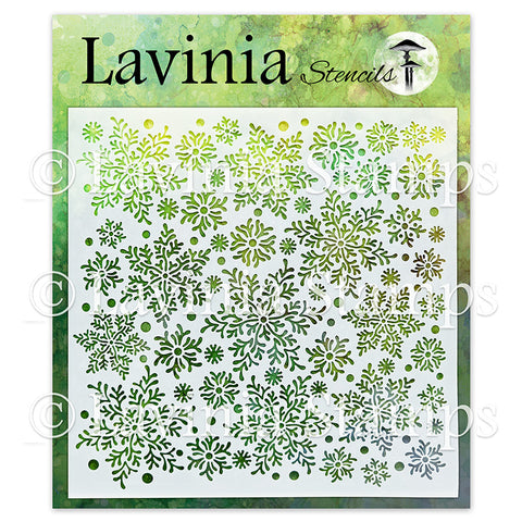 Lavinia stencil Snowflakes