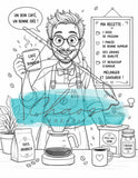 Le Chaos Créatif Coloriage Le bonheur est dans la tasse