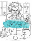 Le Chaos Créatif Coloriage Le bonheur est dans la tasse