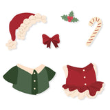 Honey Bee Lovely Layers: Teddy Bear Holiday Add-On -Dies
